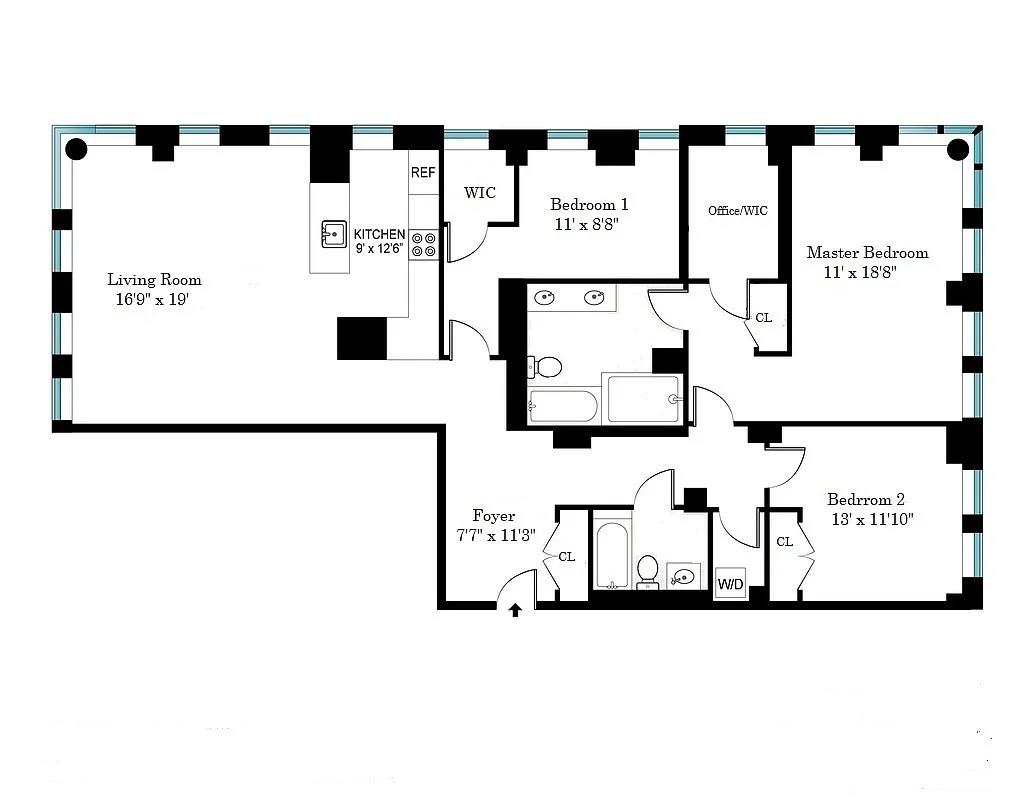 225 Rector Place, Unit PH2E Manhattan, NY 10280 - Photo 16 of 16 Gallery Image 16