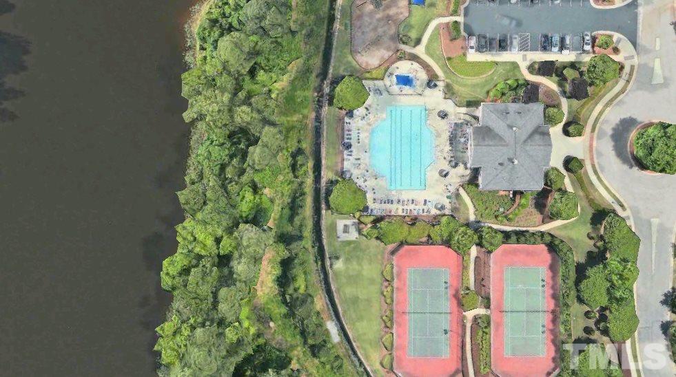 8205 Rhiannon Road Raleigh, NC 27613 - Photo 23 of 23 an aerial view of a swimming pool