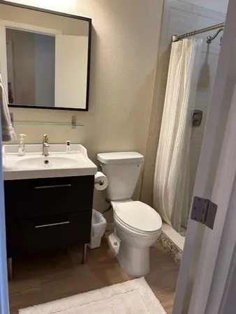 wooden floor in a gallery