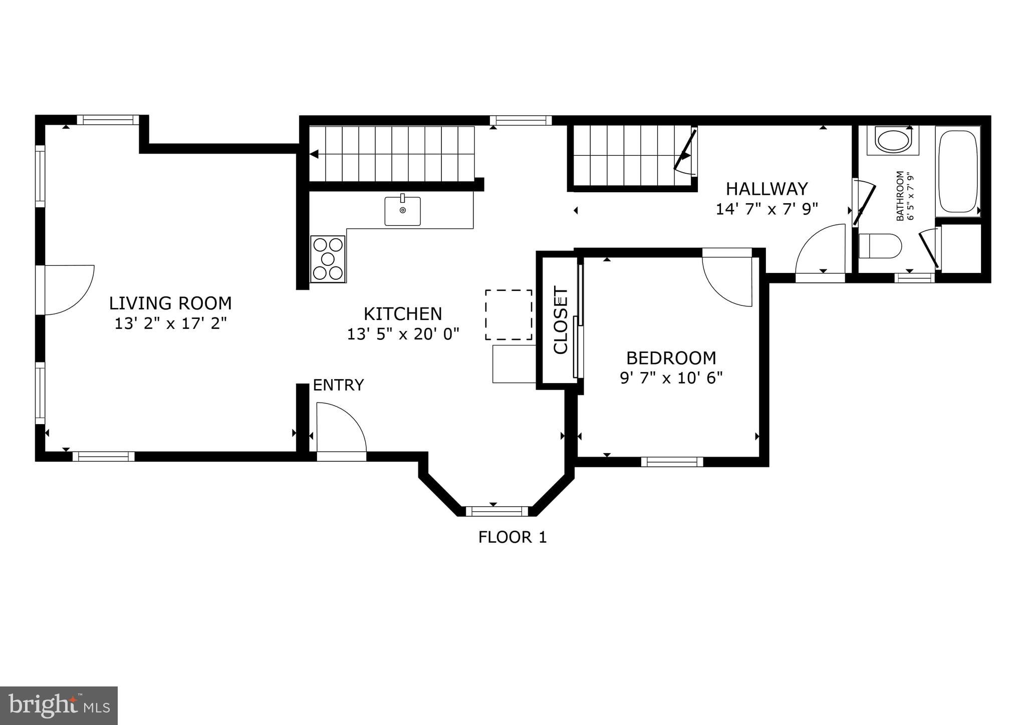 19 East Main Street Salem, NJ 08079 - Photo 4 of 28 a picture of a floor plan