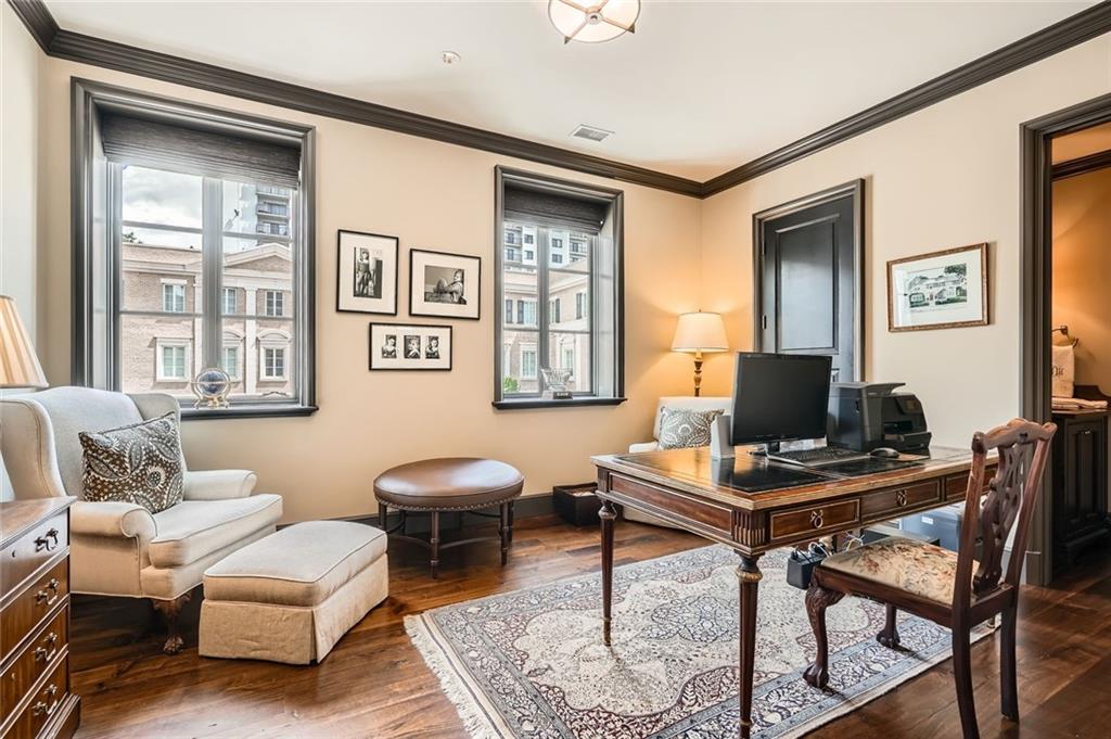 2440 Peachtree Road Northwest, Unit 9 Atlanta, GA 30305 - Photo 31 of 48 a living room with furniture and a window