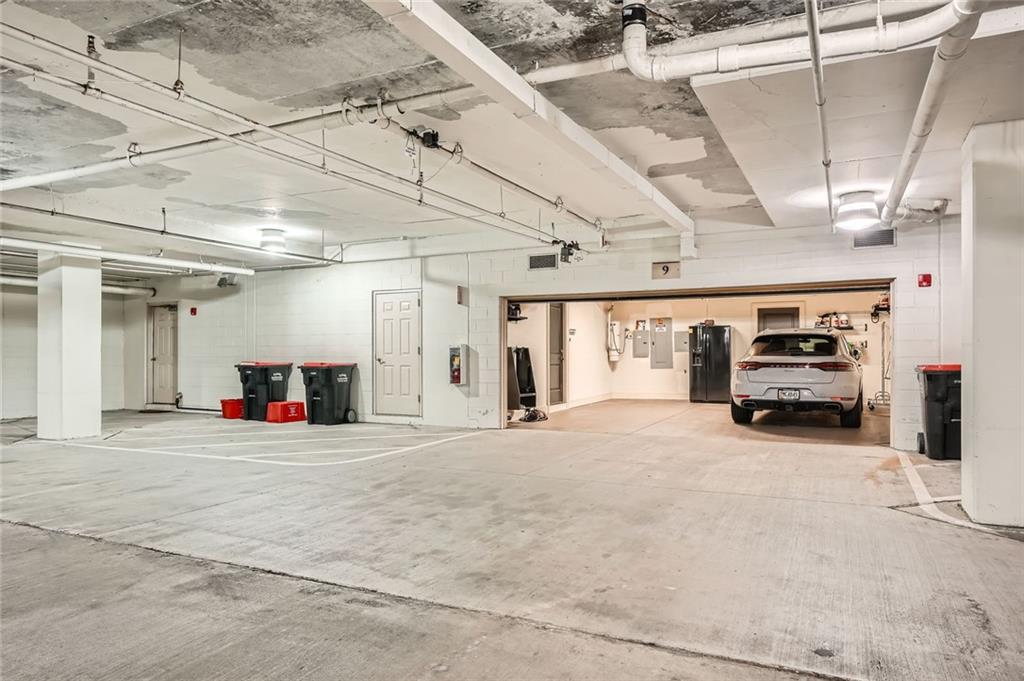 2440 Peachtree Road Northwest, Unit 9 Atlanta, GA 30305 - Photo 41 of 48 a view of a parking garage