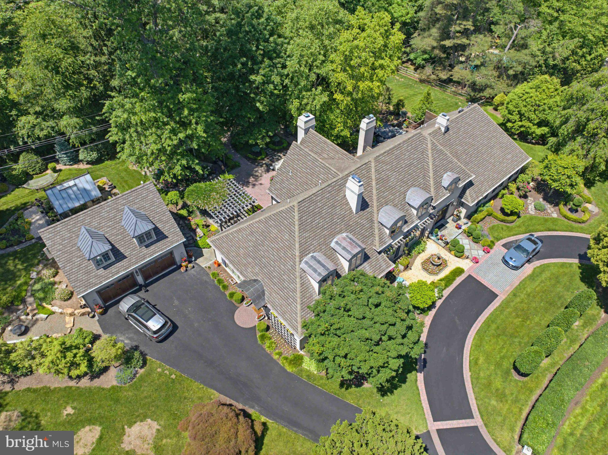 2244 Deer Path Road Huntingdon Valley, PA 19006 - Photo 74 of 95 Lush estate with elegant landscaping.