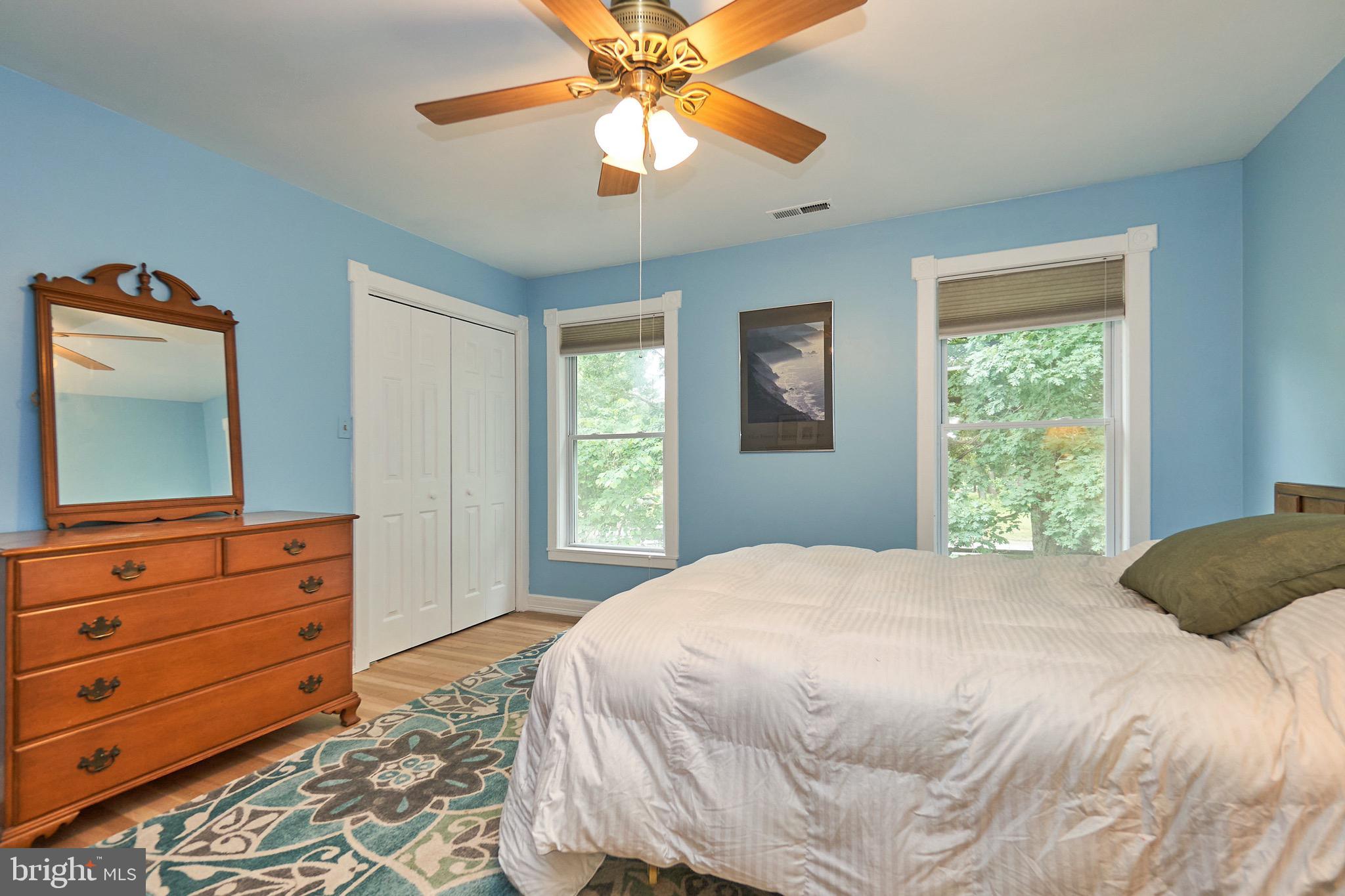 36716 North Fork Road Purcellville, VA 20132 - Photo 43 of 78 Bedroom 4 Ceiling Fan and Hardwood Floors