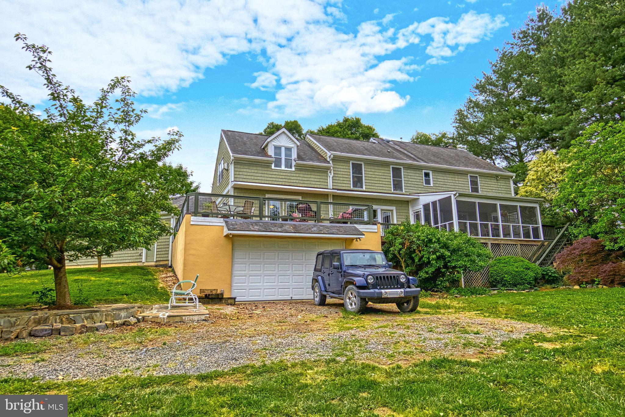 36716 North Fork Road Purcellville, VA 20132 - Photo 54 of 78 View from back with Lower Garage/Shop