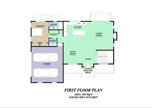 a picture of a bathroom with a sink and a mirror