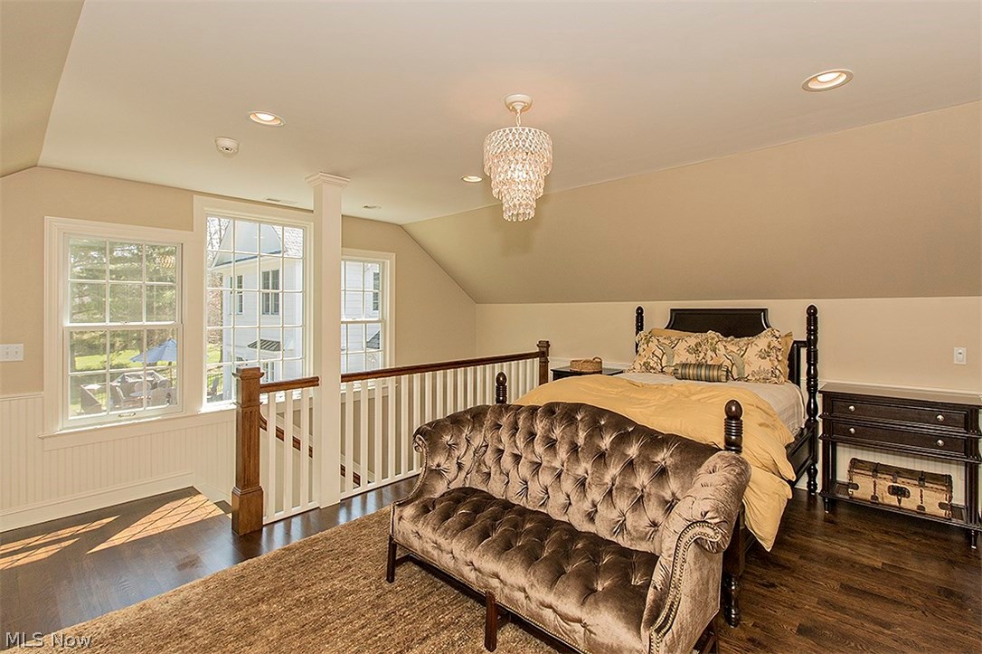 33325 Woodleigh Road Cleveland, OH 44124 - Photo 29 of 35 An incredible bedroom suite is located over the 4 car garage. It features two rooms. A full bath can easily be added for a nominal fee as the suite is already plumbed.
