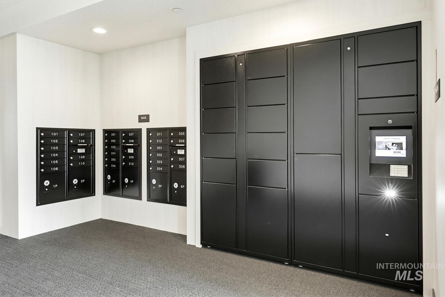 4250 Haystack, Unit 104 Boise, ID 83716 - Photo 31 of 49 View of property's community featuring mail area and recessed lighting