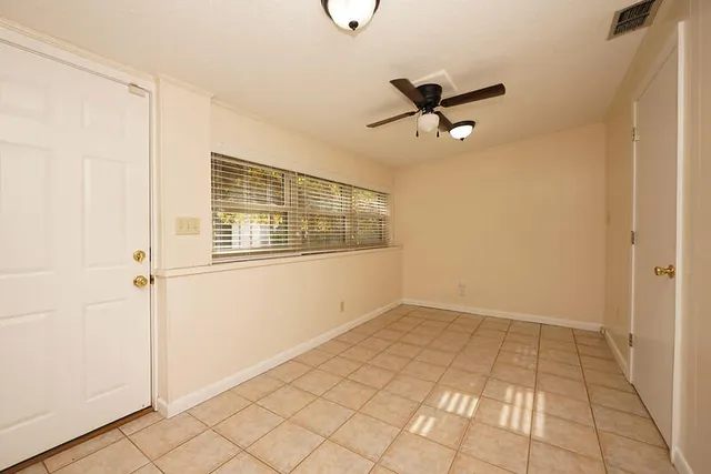 a view of an empty room