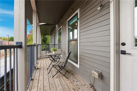 a view of balcony and patio
