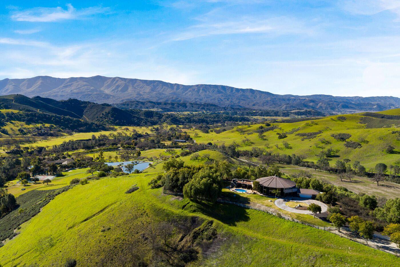 1750 Rambling Oaks Road Santa Ynez, CA 93460 - Photo 2 of 45 a view of an aerial view of residential house and sandy dunes