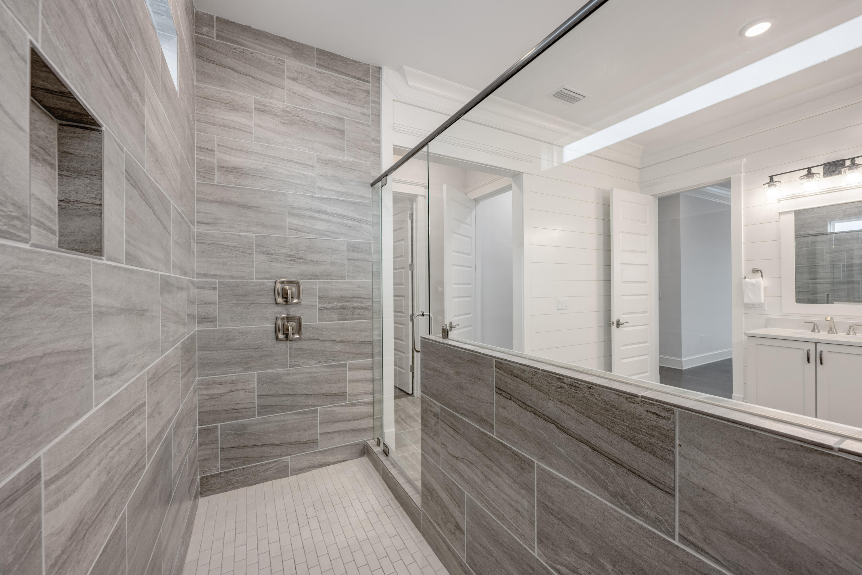 161 Siasconset Ln Inlet Beach Inlet Beach, FL 32461 - Photo 13 of 46 a bathroom with a sink and a mirror