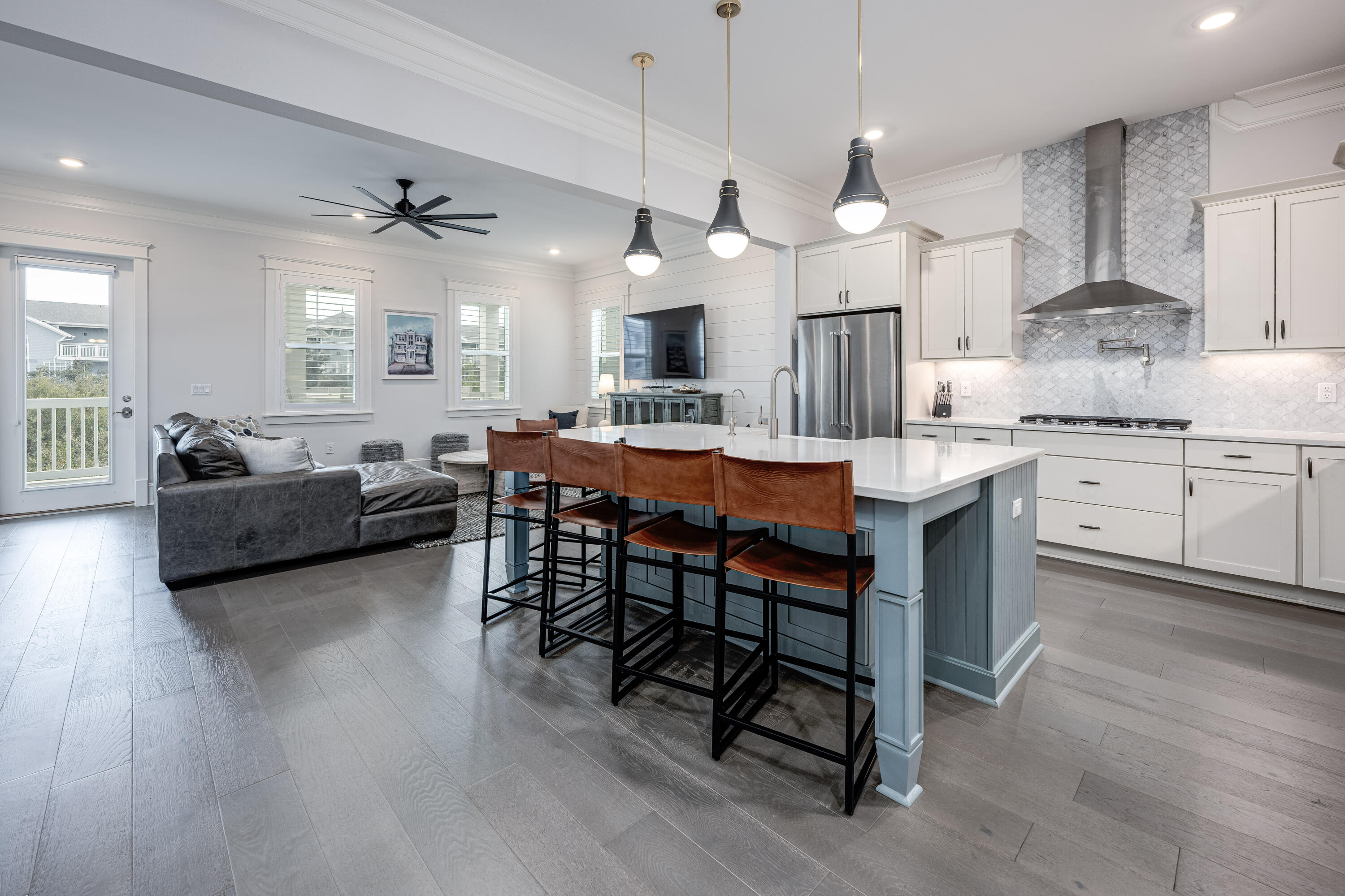 161 Siasconset Ln Inlet Beach Inlet Beach, FL 32461 - Photo 3 of 46 a large kitchen with a table and chairs