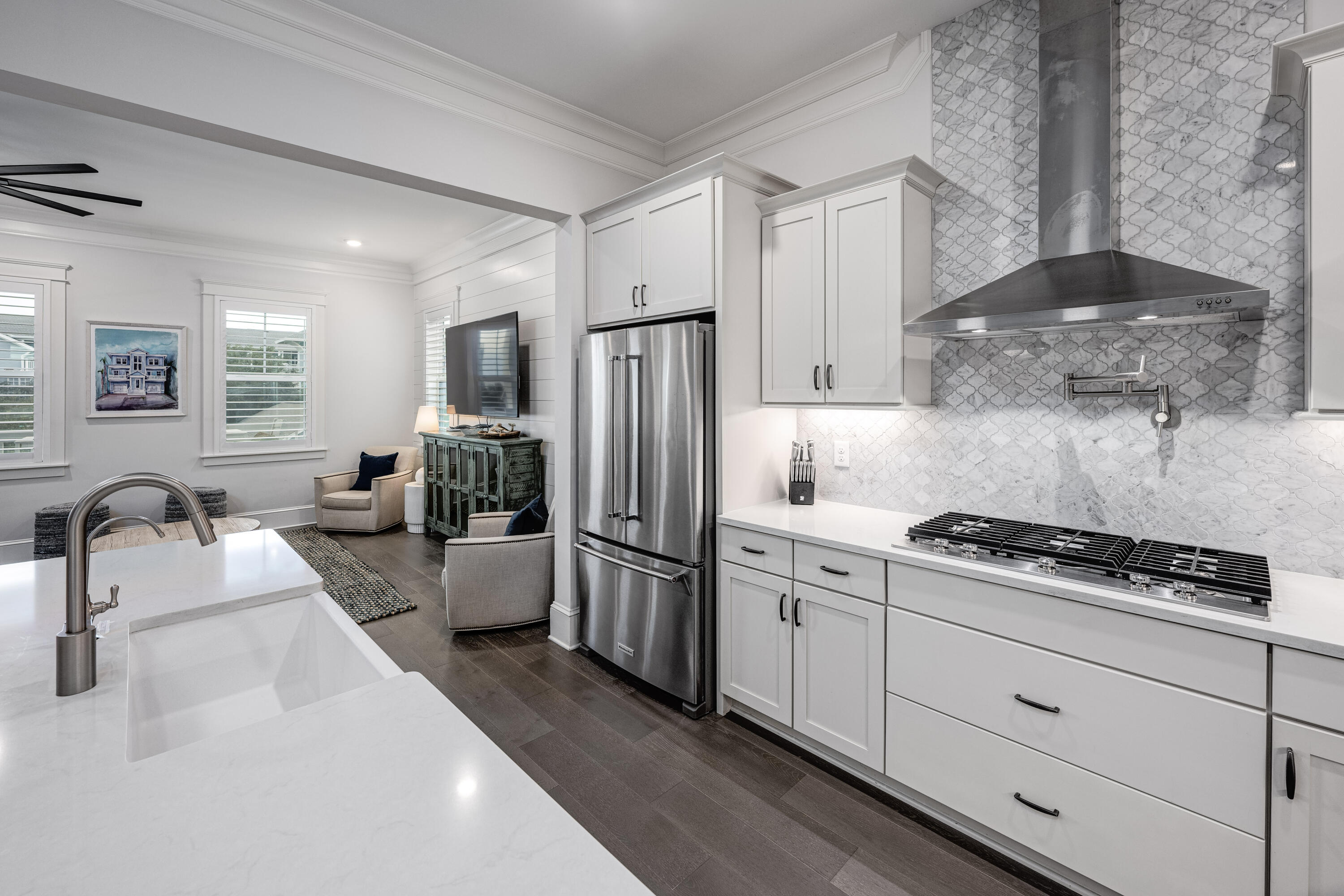 161 Siasconset Ln Inlet Beach Inlet Beach, FL 32461 - Photo 6 of 46 a kitchen with a sink stove and refrigerator