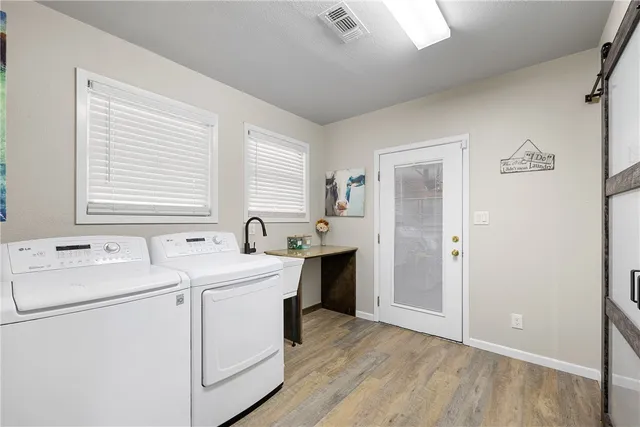 a view of storage and utility room