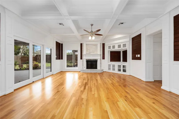 a view of a livingroom with a flat screen tv