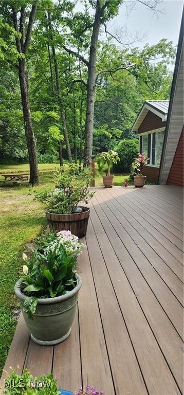 6699 Howard Road Williamsfield, OH 44093 - Photo 4 of 31 View of wooden terrace