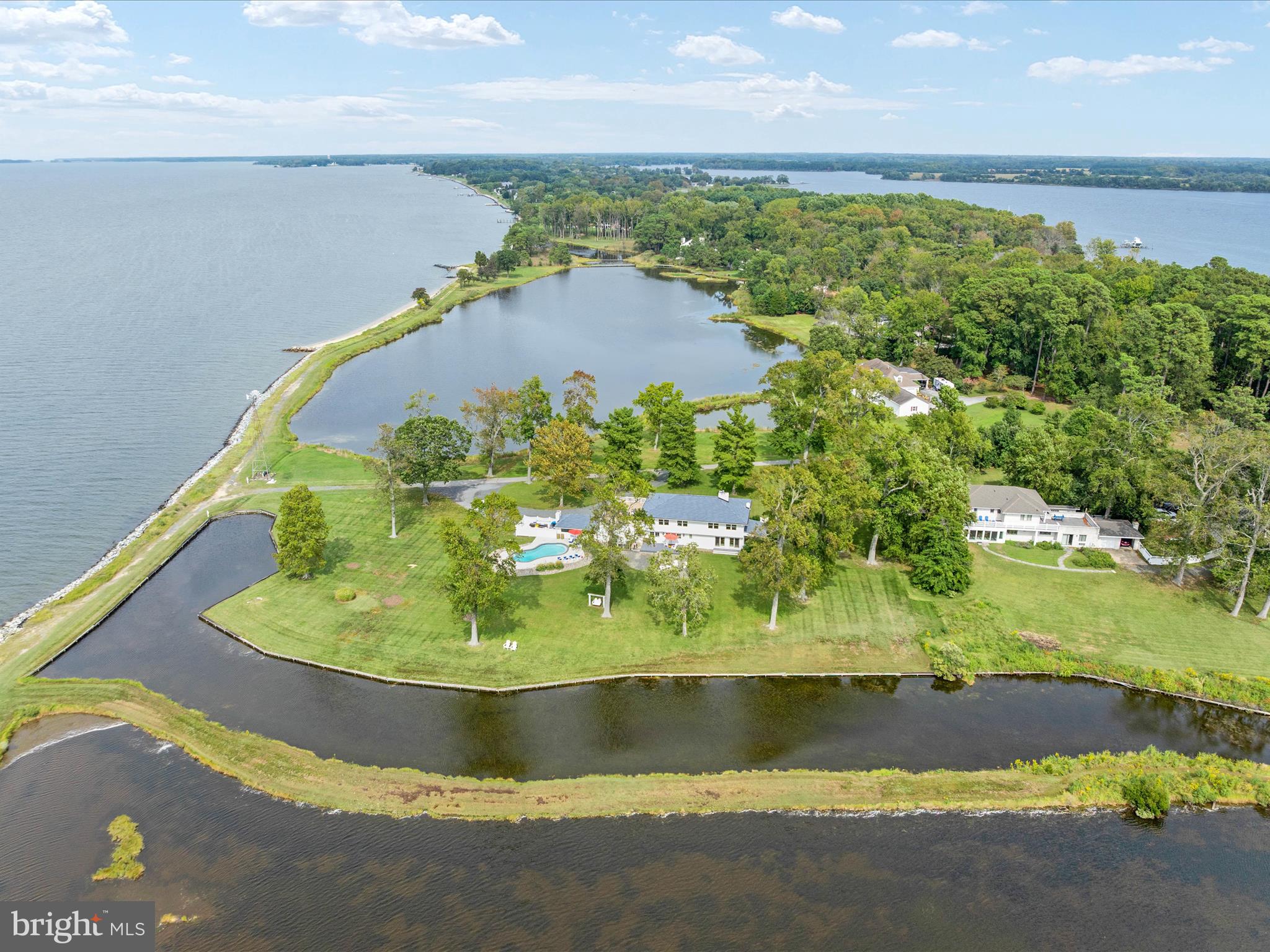 133 Kilby Point Queenstown, MD 21658 - Photo 11 of 87 a view of a lake from a yard