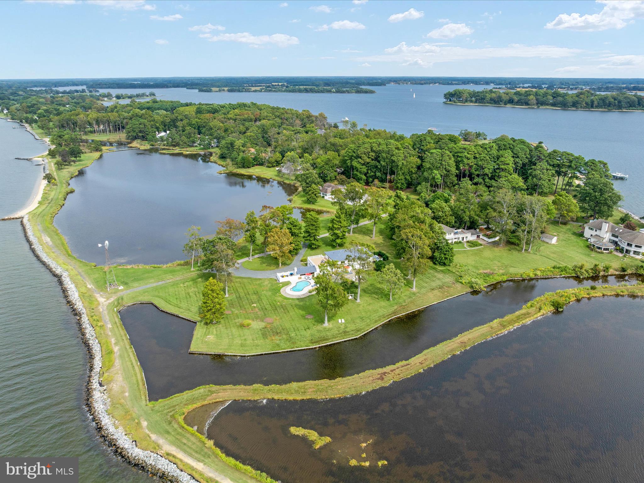 133 Kilby Point Queenstown, MD 21658 - Photo 4 of 87 a view of a lake from a balcony