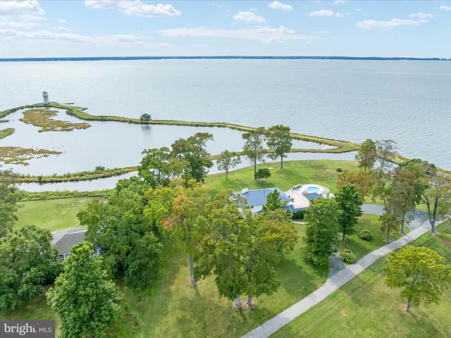 a view of a lake with a building in the background