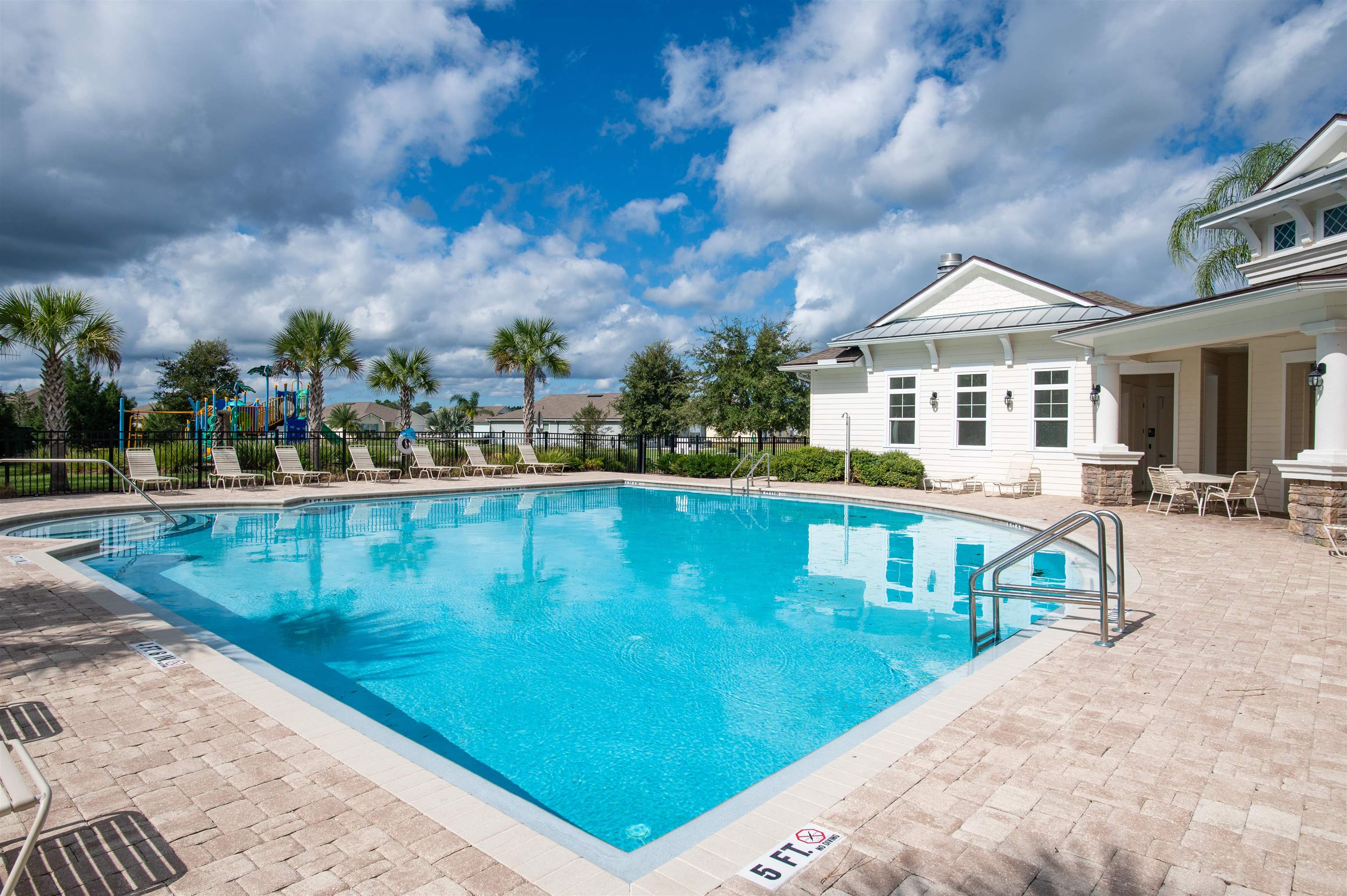 485 Crescent Key Drive St. Augustine, FL 32086 - Photo 43 of 46 a view of a house with swimming pool