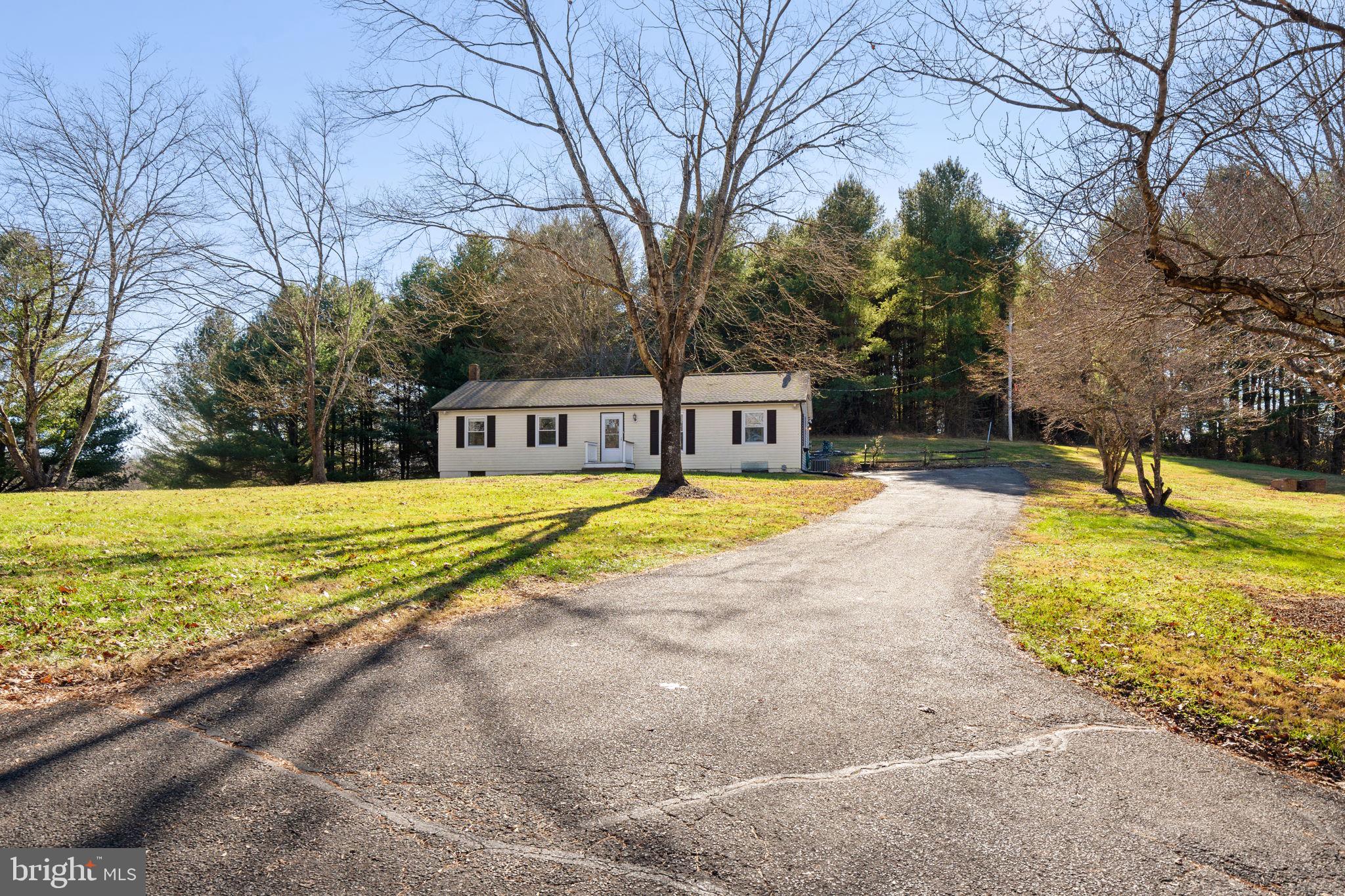 148 Viewtown Road Amissville, VA 20106 - Photo 5 of 56 a view of swimming pool with lawn chairs and large trees