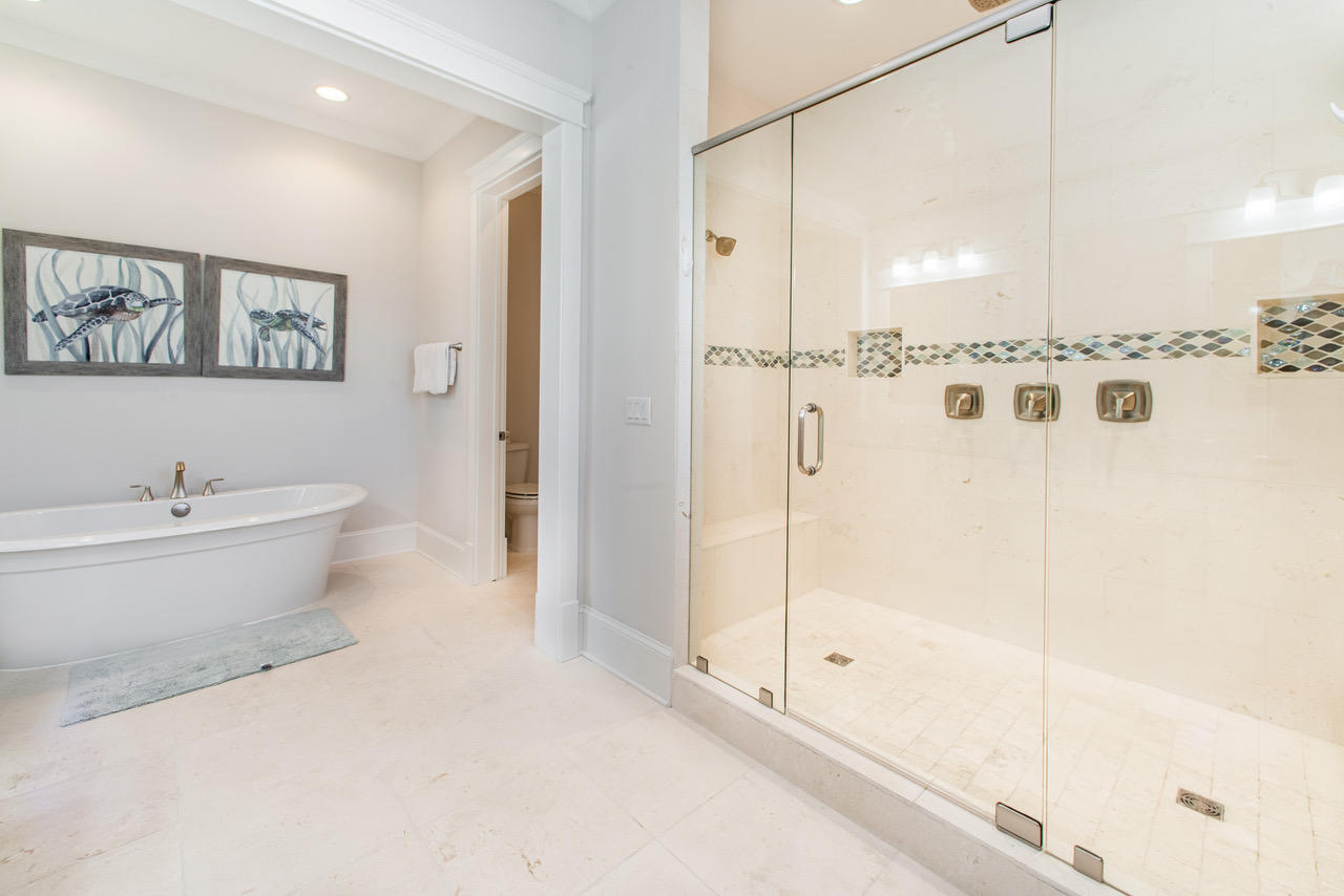 9 West Chester St Inlet Beach Inlet Beach, FL 32461 - Photo 20 of 54 a bathroom with a bathtub and a shower