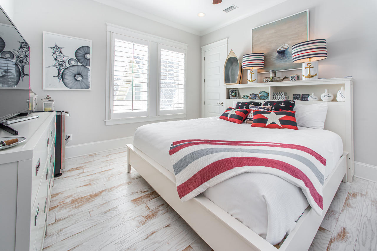 9 West Chester St Inlet Beach Inlet Beach, FL 32461 - Photo 22 of 54 a bedroom with a bed and a window