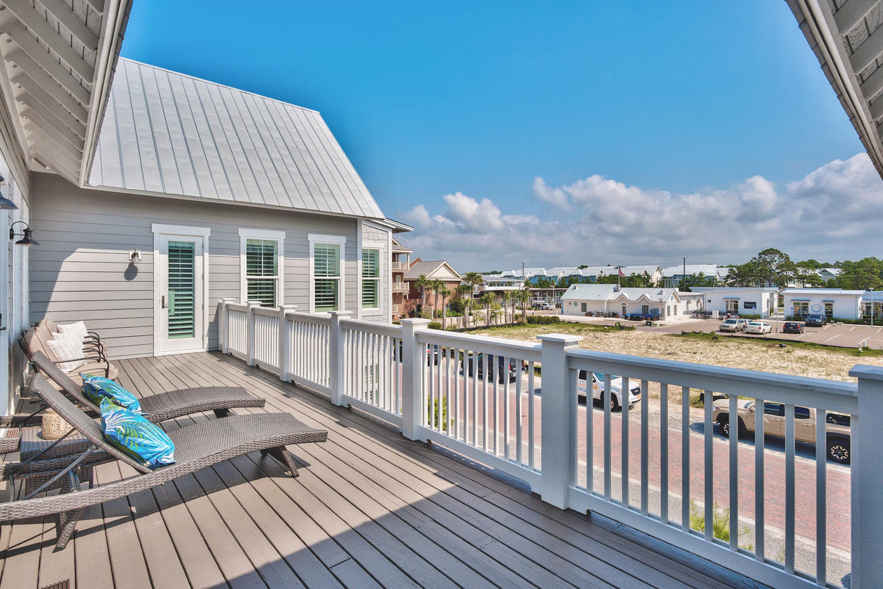 9 West Chester St Inlet Beach Inlet Beach, FL 32461 - Photo 32 of 54 a view of a deck with wooden floor and city view