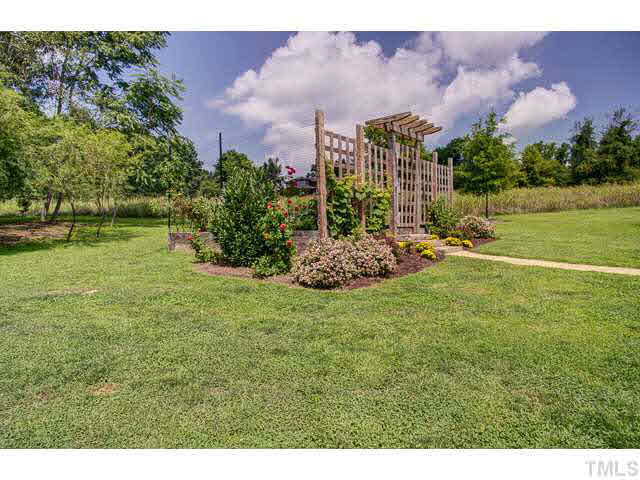 6705 Green Rise Road Hillsborough, NC 27278 - Photo 20 of 24 a backyard of a house with lots of green space