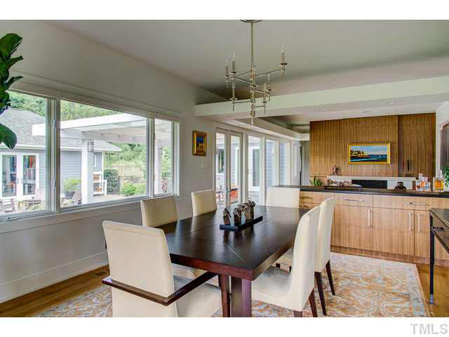 6705 Green Rise Road Hillsborough, NC 27278 - Photo 4 of 24 a view of a dining room with furniture window and outside view
