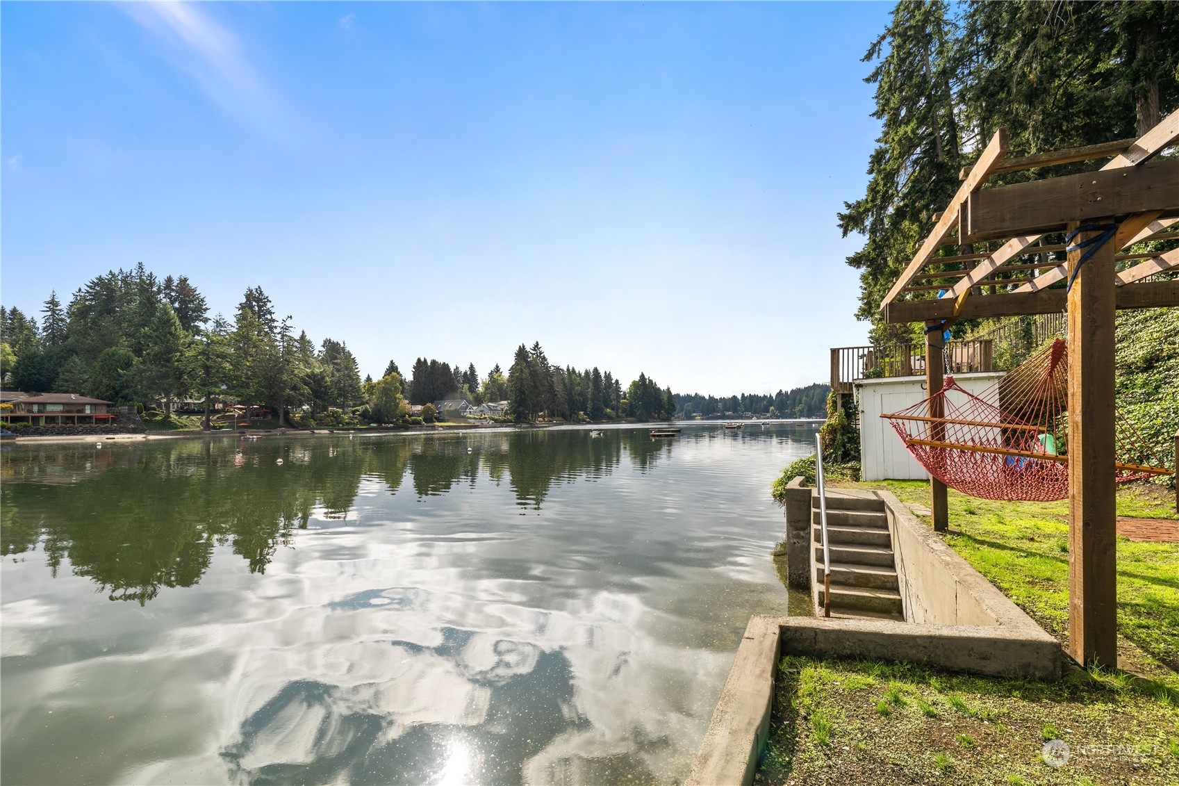 2016 Madrona Point Bremerton, WA 98312 - Photo 5 of 36 a view of a lake from a balcony