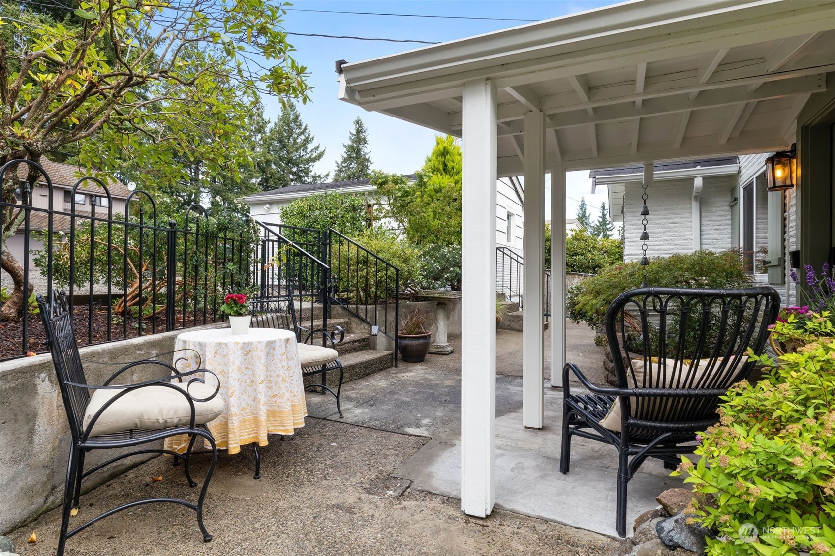 2016 Madrona Point Bremerton, WA 98312 - Photo 9 of 36 a view of balcony with chairs and a potted plant