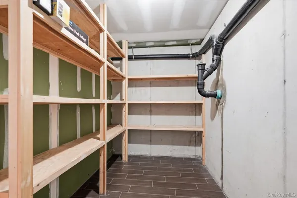 a view of storage and utility room