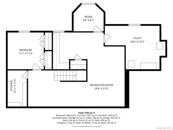 a picture of a room with a table and chairs