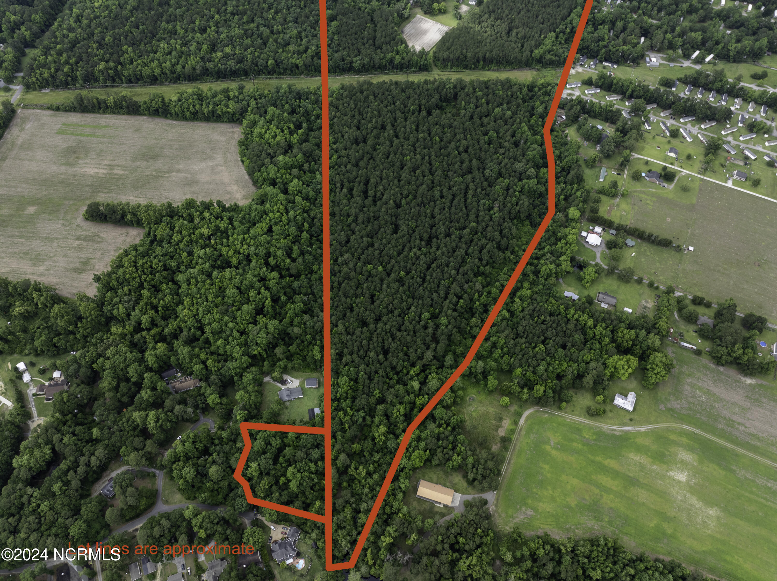 0 Nc-133 Rocky Point Rocky Point, NC 28457 - Photo 5 of 41 Approx outline of both parcels included in the sale