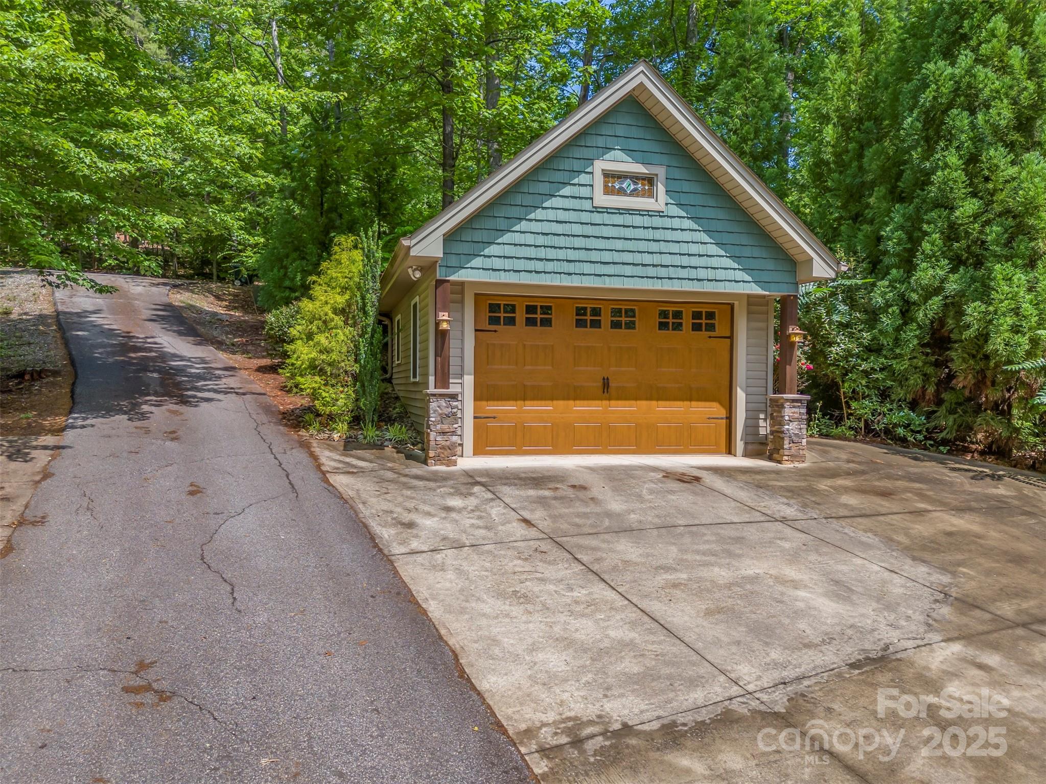 768 White Oak Lane Tryon, NC 28782 - Photo 43 of 48 a view of backyard of house