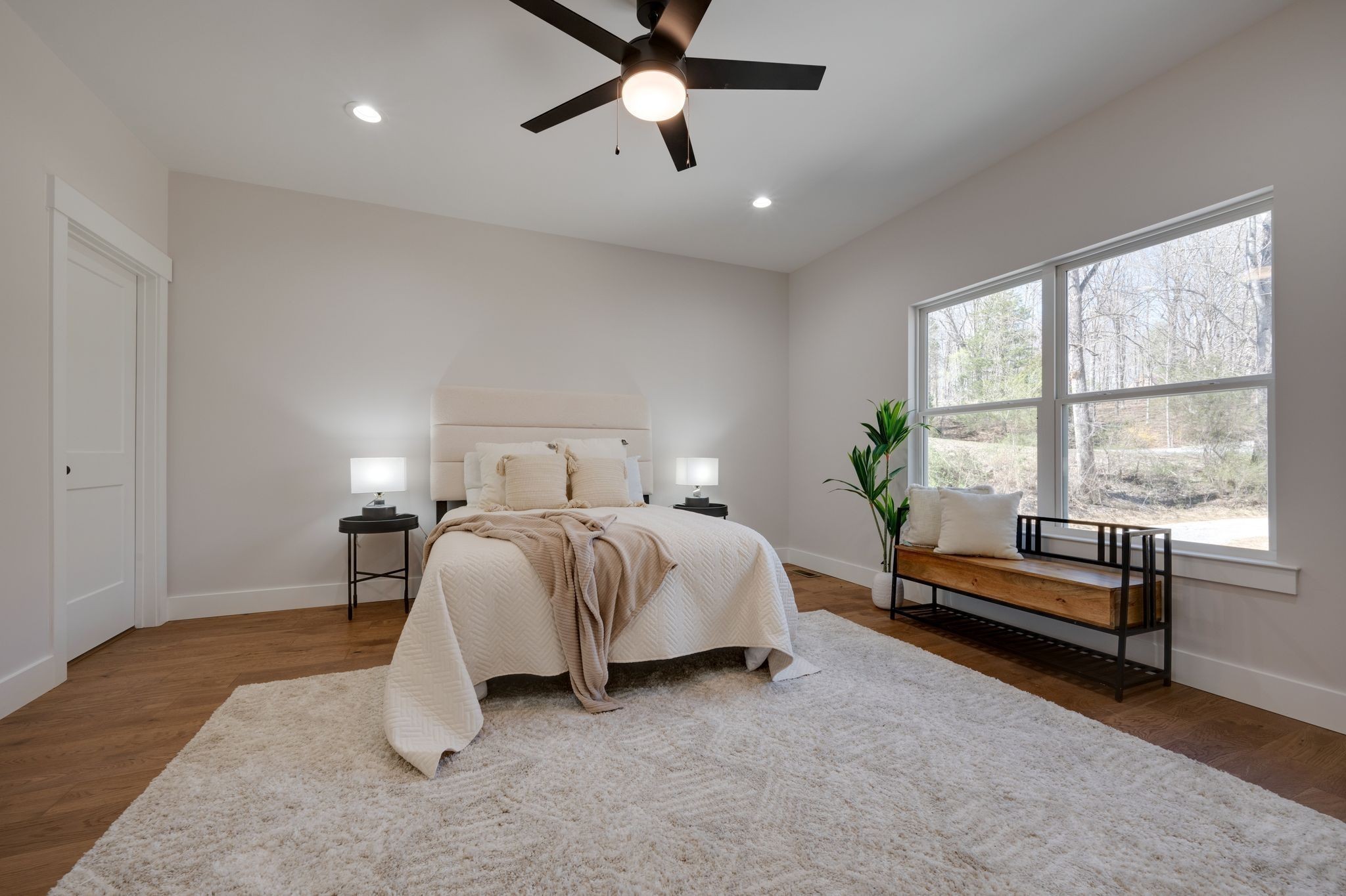 2 Hickory Hills Drive Dickson, TN 37055 - Photo 16 of 34 a bed room with a bed and a chandelier