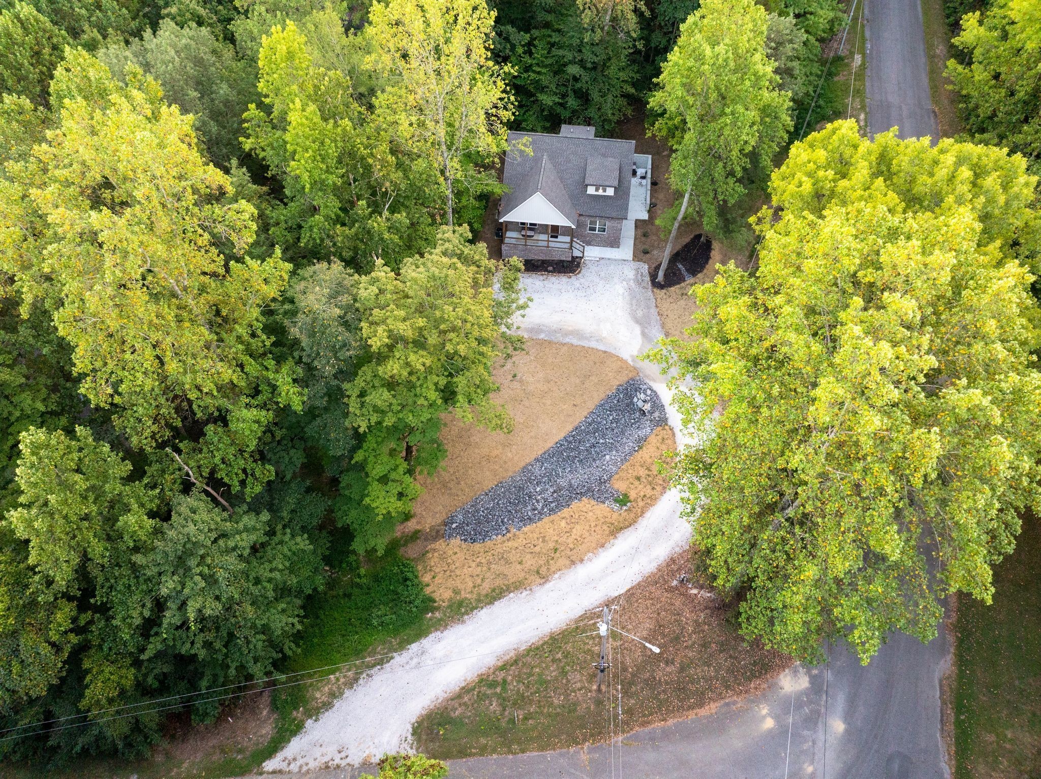 2 Hickory Hills Drive Dickson, TN 37055 - Photo 33 of 34 an aerial view of a house with a yard basket ball court and outdoor seating
