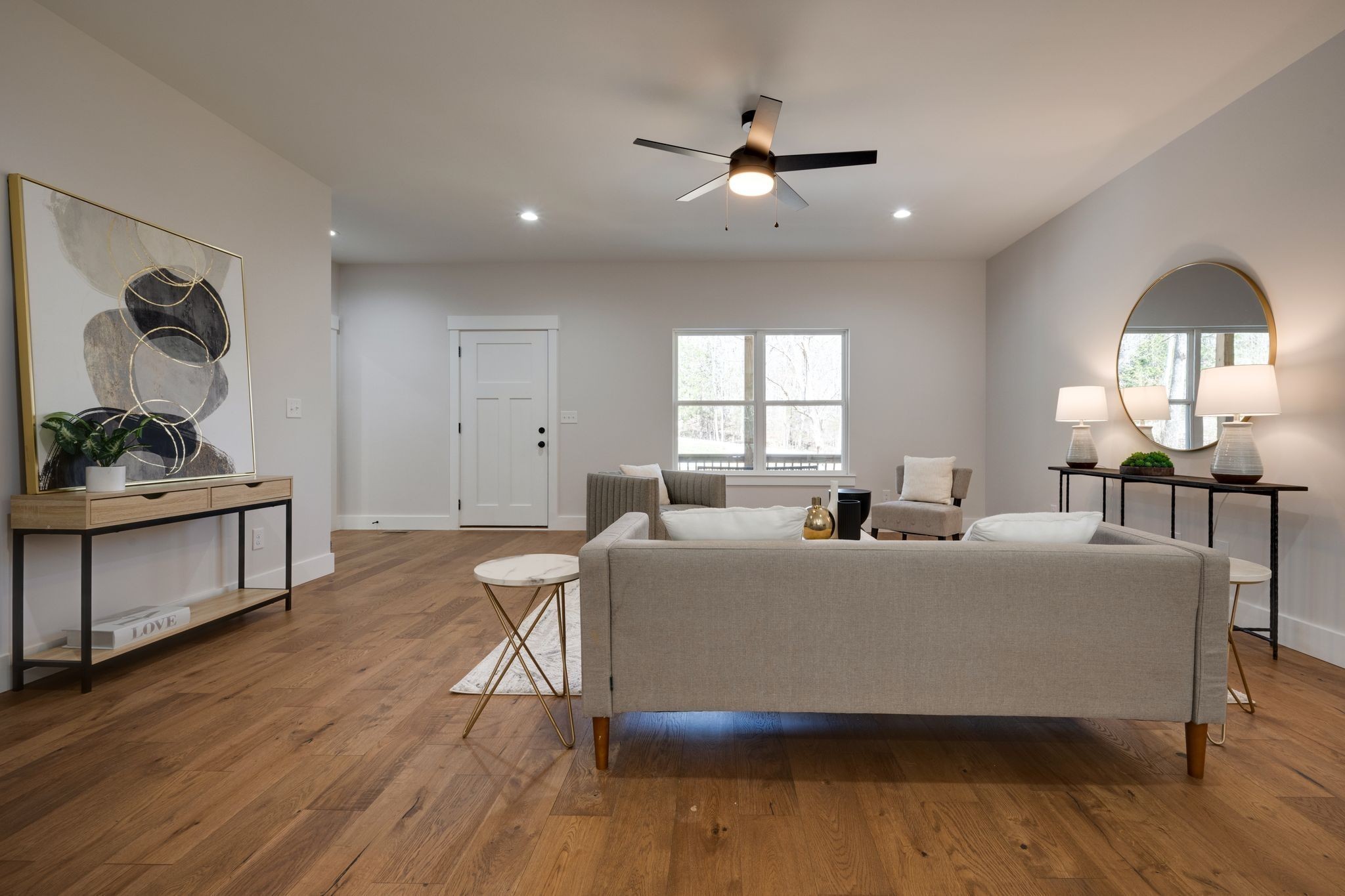 2 Hickory Hills Drive Dickson, TN 37055 - Photo 5 of 34 a living room with furniture and a wooden floor