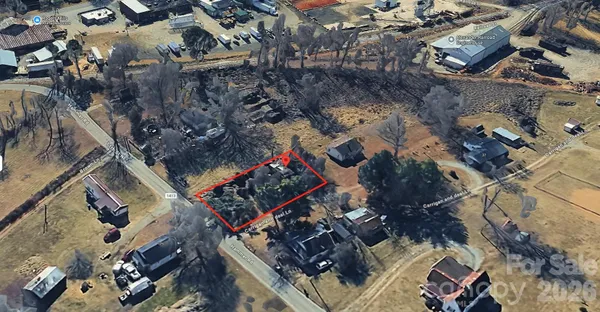 an aerial view of waterside residential houses