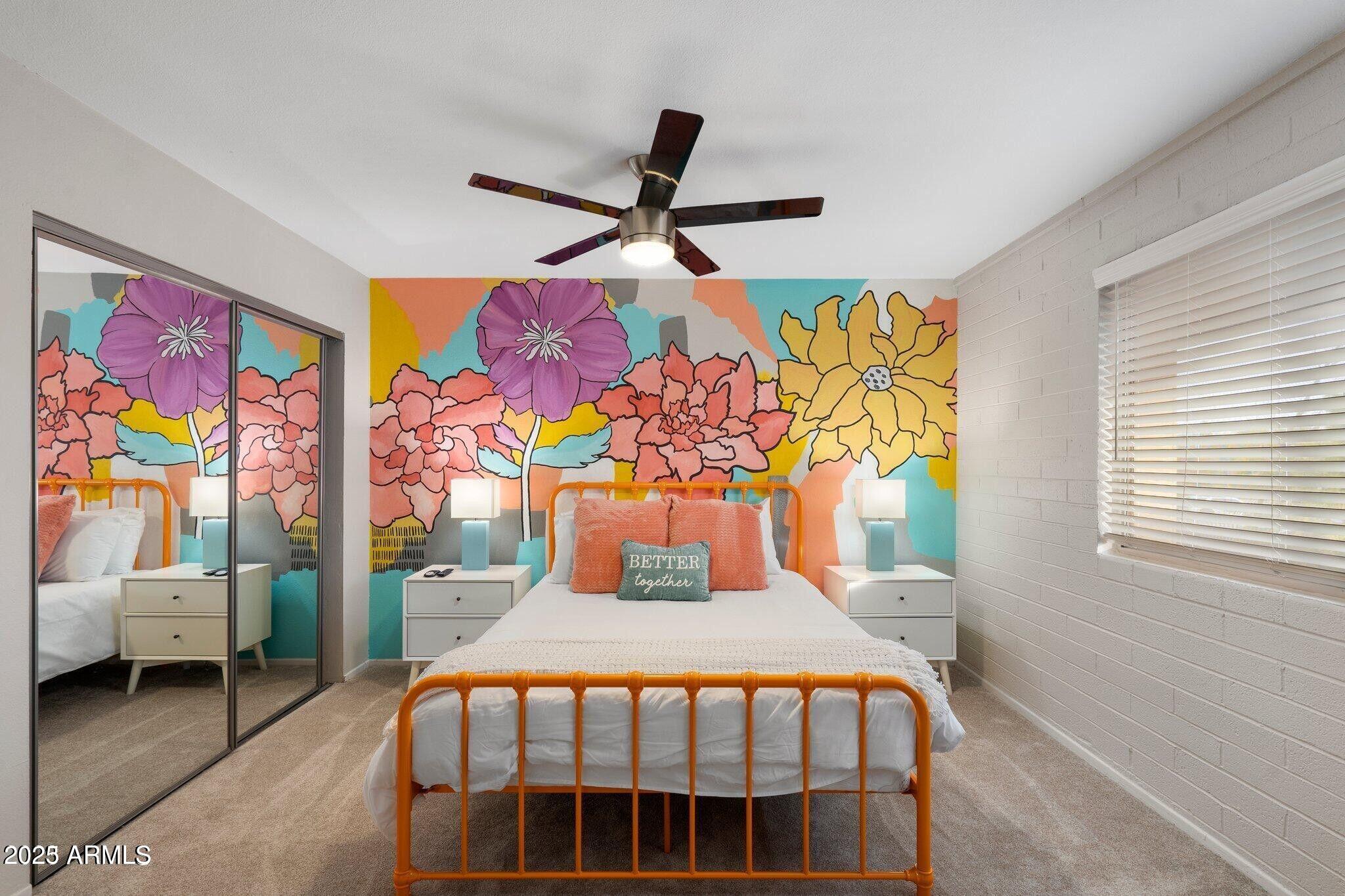 6501 North 17th Avenue, Unit 101 Phoenix, AZ 85015 - Photo 13 of 27 a bedroom with a bed and a window