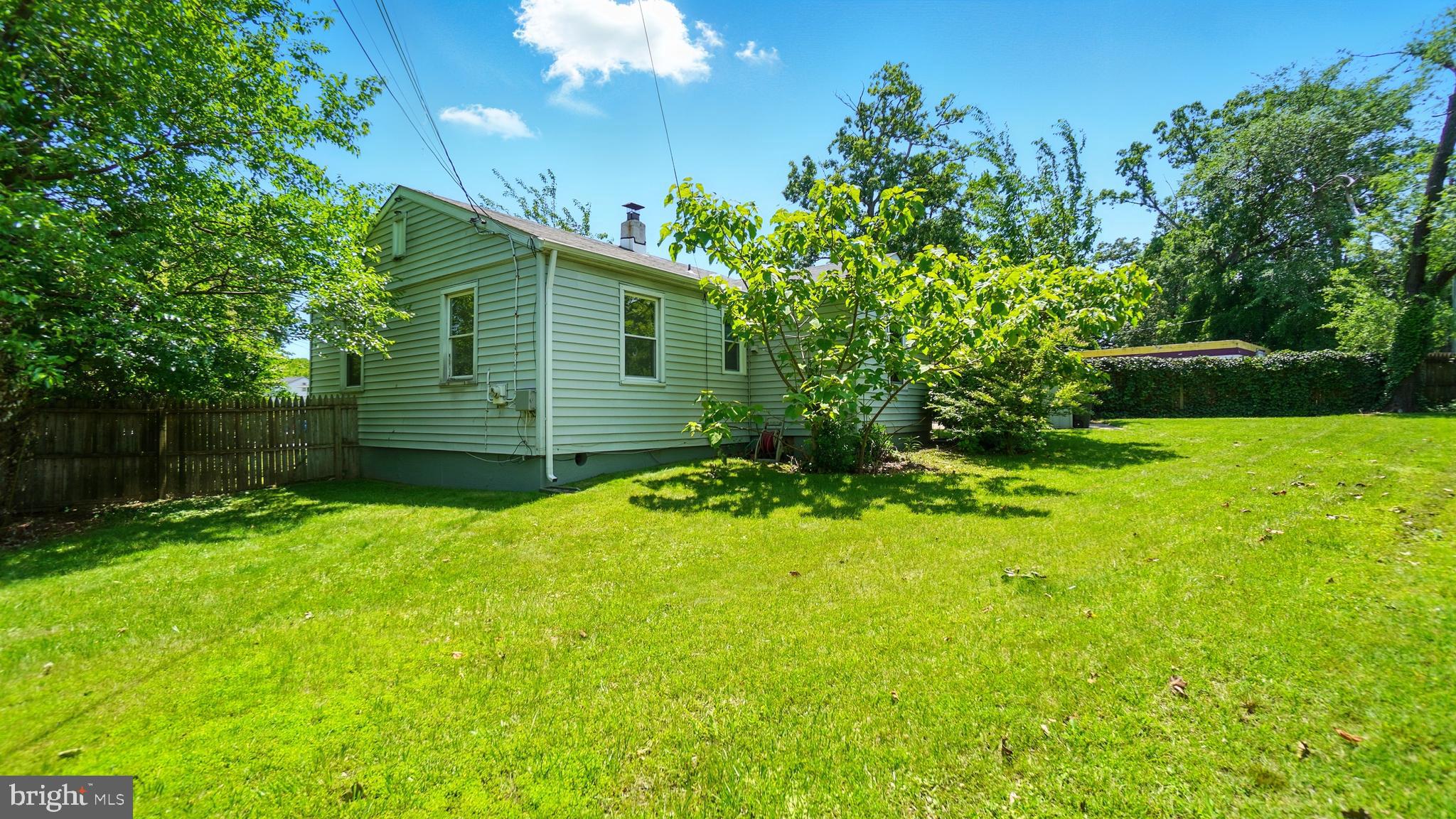 1802 Kitty Hawk Road Baltimore, MD 21221 - Photo 20 of 22 a view of backyard with potted plants and large tree