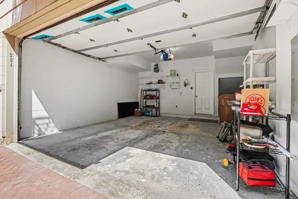 a view of storage and utility room