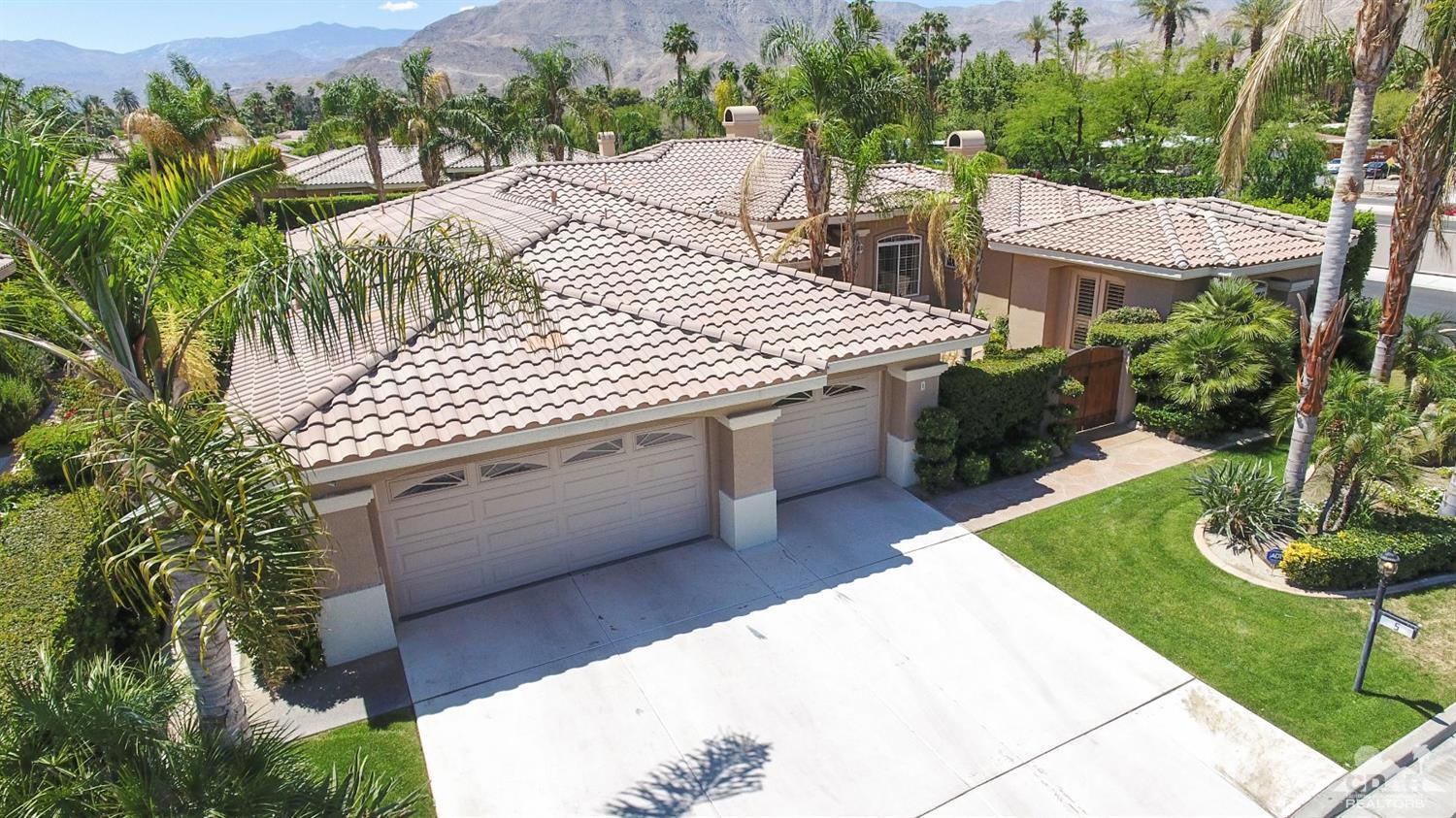 5 University Circle Rancho Mirage, CA 92270 - Photo 58 of 60 a view of a backyard and patio