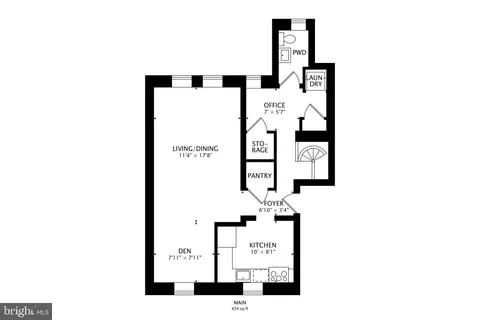 a picture of a floor plan