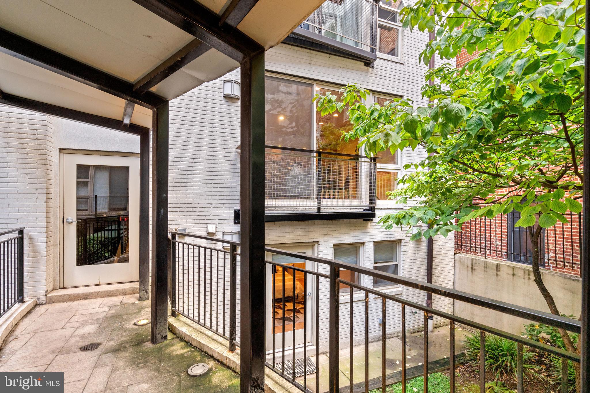 1421 Chapin Street Northwest, Unit 102 Washington, DC 20009 - Photo 25 of 37 a view of a street from a balcony