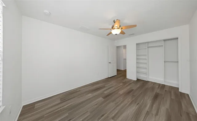 a house view with a backyard space