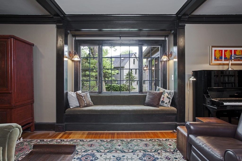 162 Waban Avenue Newton, MA 02468 - Photo 10 of 24 a living room with furniture and a rug