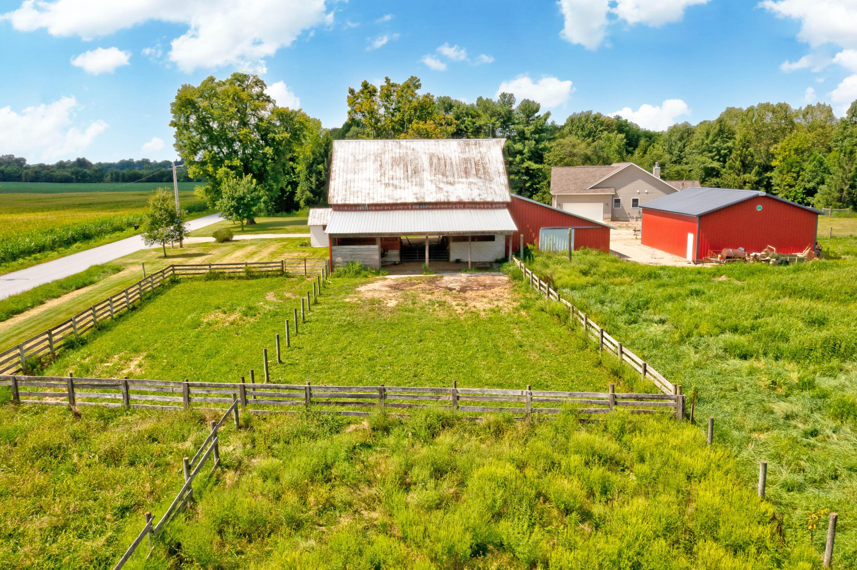 16347 Murphy Road Sunbury, OH 43074 - Photo 51 of 74 49. Rear View of Barns & Pastures